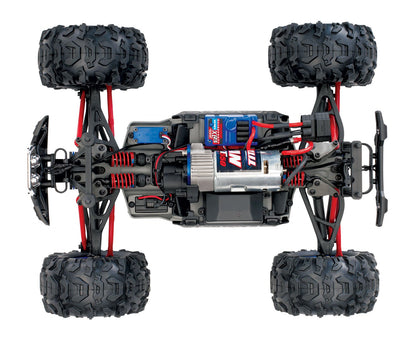 Summit: 1/16 Scale 4WD Electric Extreme Terrain Monster Truck.  Ready-To-Race with TQ 2.4 GHz radio system XL-2.5 ESC (fwd/rev). Includes: 6-Cell NiMH 1200mAh Traxxas battery and AC charger