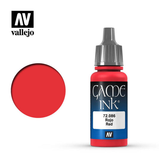 72.086 Red Ink Ink 17 ml.