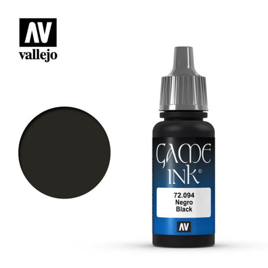 72.094 Black  Ink Ink 17 ml.
