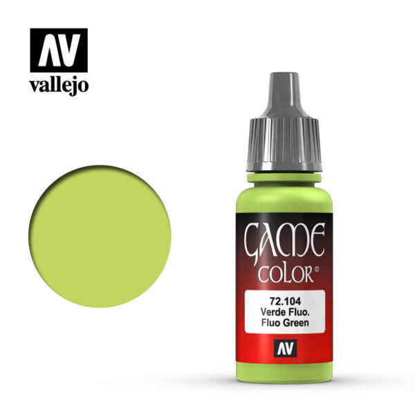 72.104 Fluo Green Fluorescent 17 ml.