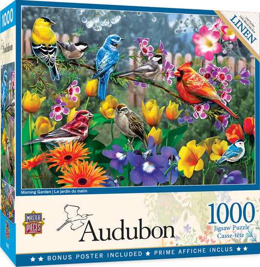 Audubon - Morning Garden 1000pc Puzzle