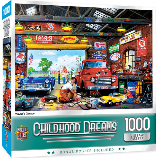 Childhood Dreams - Wayne's Garage 1000pc Puzzle