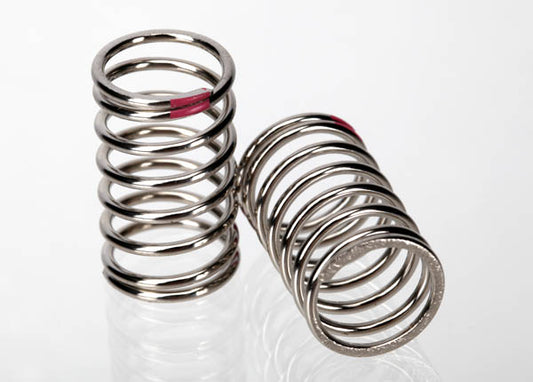 Spring shock (nickel finish) (GTR) (2.77 rate pink)  (1 pair)
