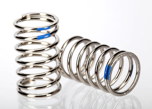 Spring shock (nickel finish) (GTR) (2.925 rate blue) (1 pair)
