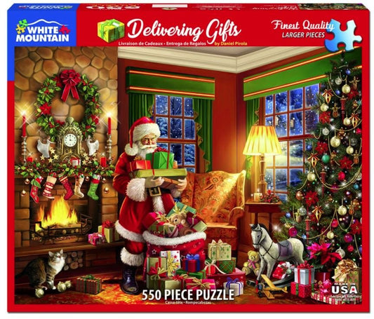 Delivering Gifts (1409PZ) - 550 Piece Jigsaw Puzzle