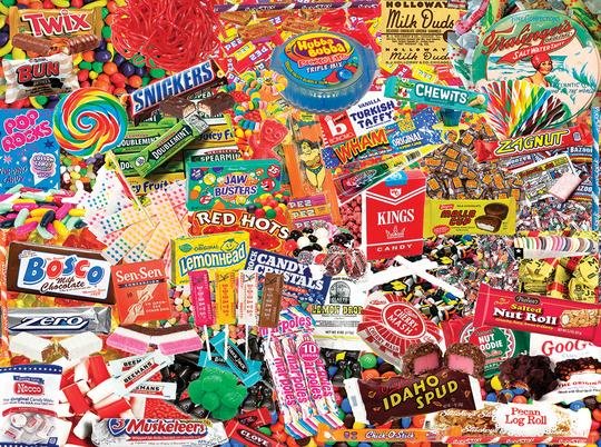 Old School Candy (1605pz) - 500 Piece Jigsaw Puzzle