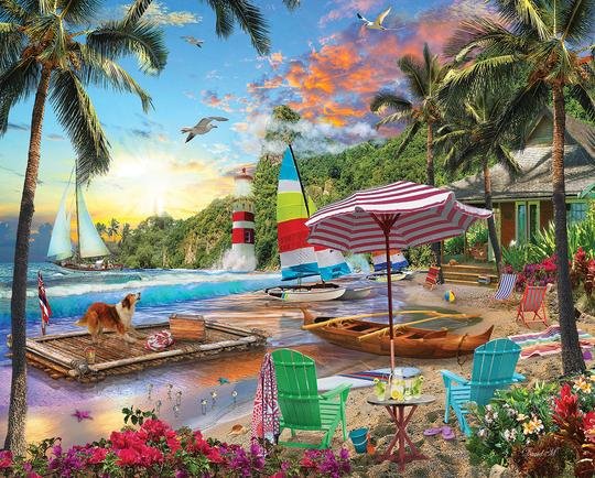 Beach Holiday (1609pz) - 500 Piece Jigsaw Puzzle