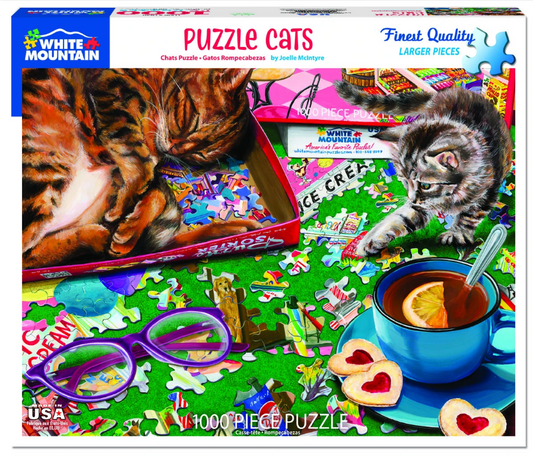 Puzzle Cats (1650pz) - 1000 Piece Jigsaw Puzzle