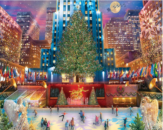 Rockefeller Christmas (1711pz) - 1000 Piece Jigsaw Puzzle