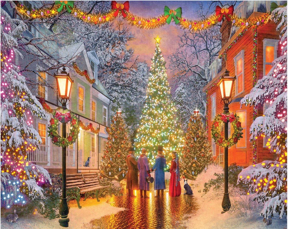 Holiday Singers (1712pz) - 1000 Piece Jigsaw Puzzle