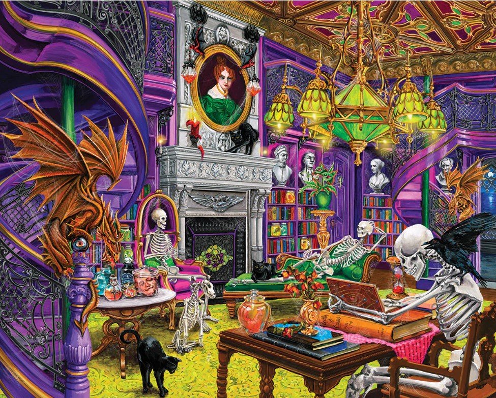 Mr. Bones - Seek & Find (1758pz) - 1000 Piece Jigsaw Puzzle