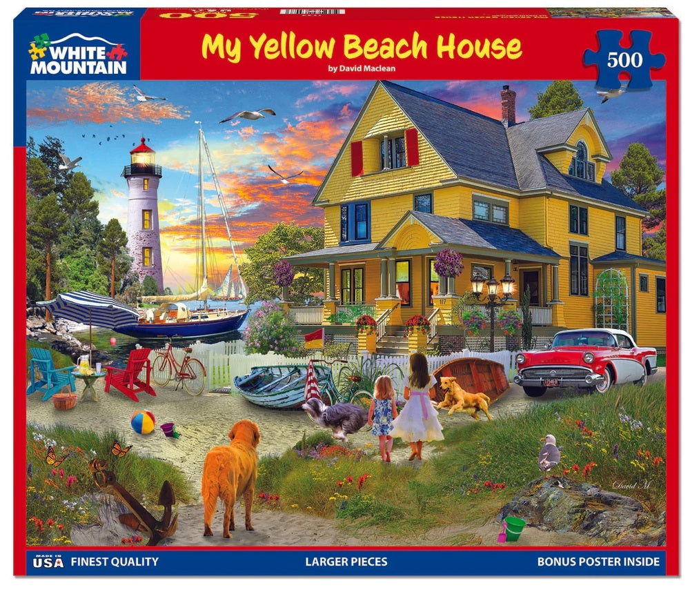 My Yellow Beachhouse (1795pz) 500 Pieces