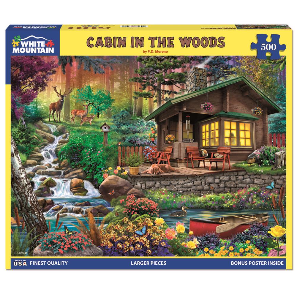 Cabin In The Woods (1809pz) - 500 Piece Jigsaw Puzzle