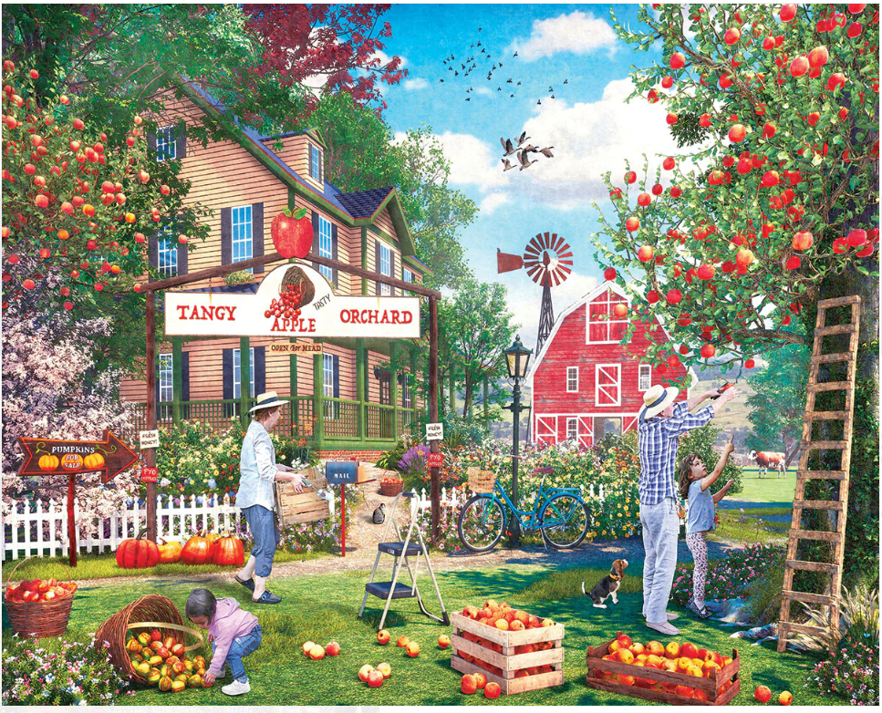 Apple Picking (1832pz) - 1000 Piece Jigsaw Puzzle