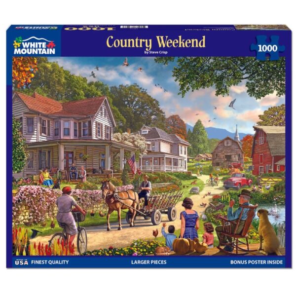Country Weekend (1903pz) - 1000 Piece Jigsaw Puzzle