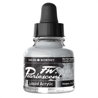 FW Pearlescent Liquid Acrylic Paint 1oz-Mazuma Gold