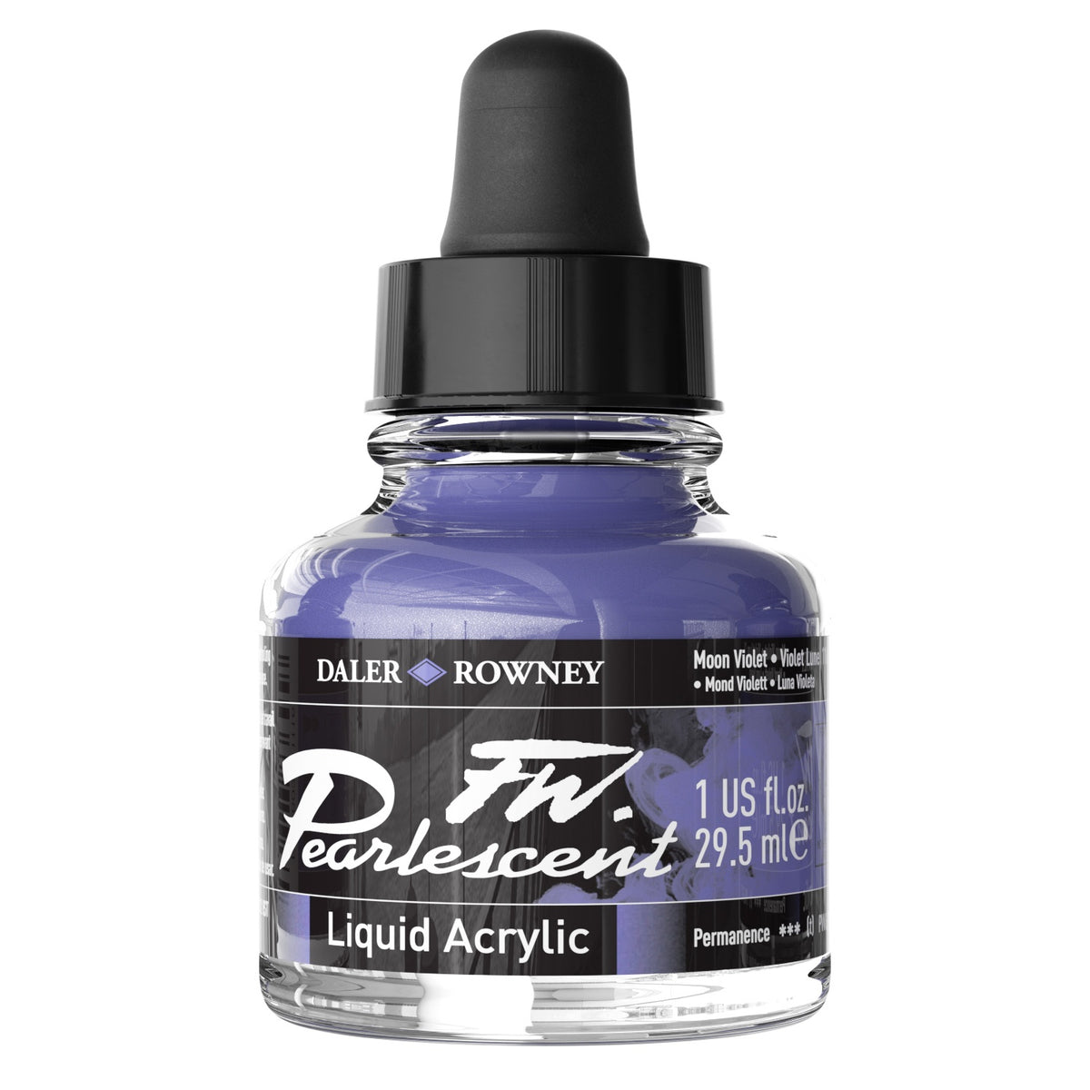 FW Pearlescent Liquid Acrylic Paint 1oz-Mazuma Gold