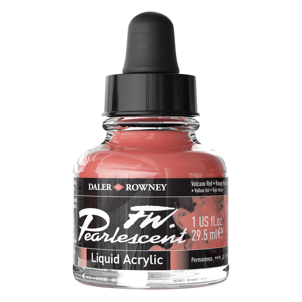 FW Pearlescent Liquid Acrylic Paint 1oz-Mazuma Gold