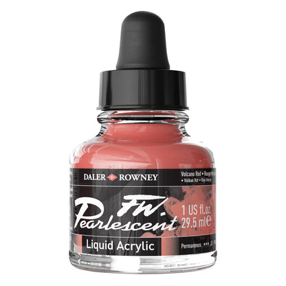 FW Pearlescent Liquid Acrylic Paint 1oz-Mazuma Gold