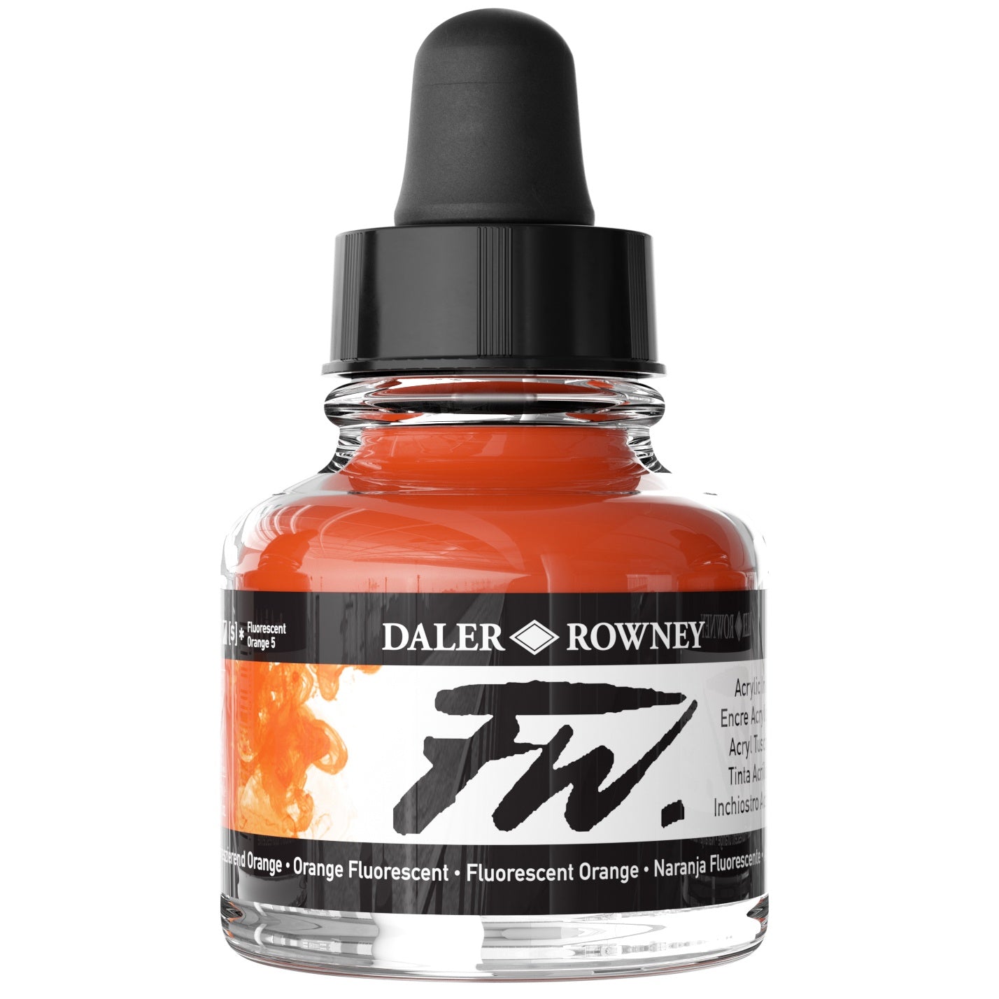 FW Acrylic Artists Ink 1oz-Peach Pink