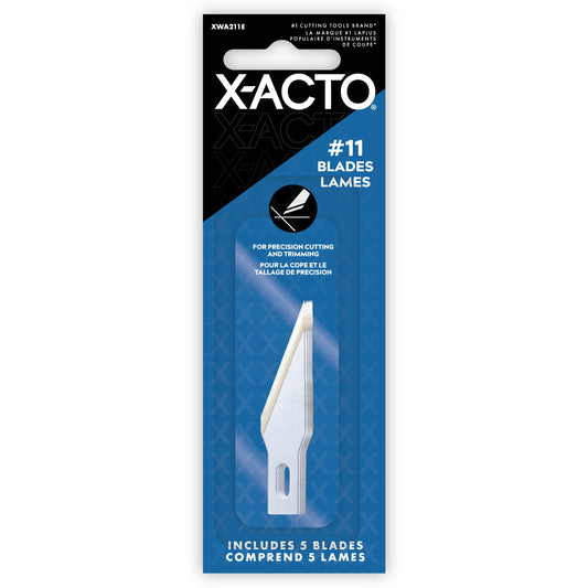 X-Acto #11 Knife Blade Refills 5/Pkg-Silver