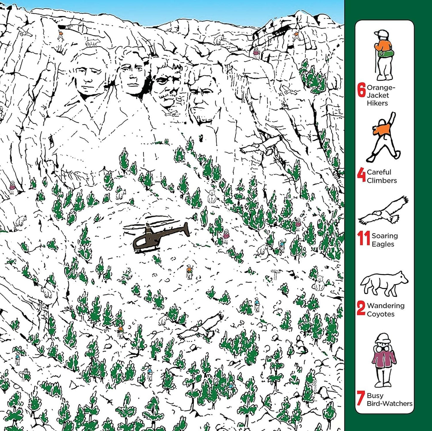 Fox Chapel Publishing - BigFoot Spotted at World-Famous Landmarks- Puzzle Story Book