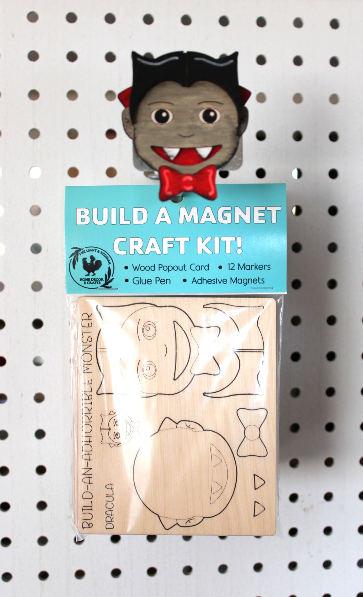 Pheasant & Needham Home Decor & Crafts - DIY Dracula Magnet Kit HALLOWEEN