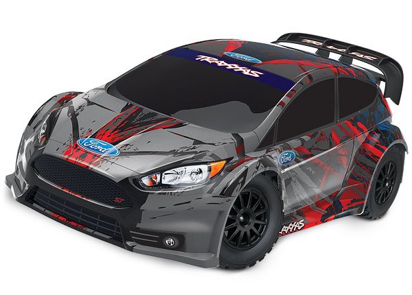 Discontinued - Ford Fiesta ST Rally: 1/10-scale Electric Rally Racer. Ready-To-Race with TQ 2.4GHz radio system and XL-5 ESC (fwd/rev)
