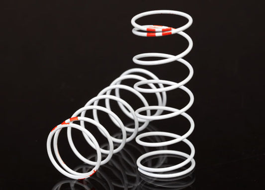 Spring shock white (GTR long) (0.623 rate orange) (1 pair)
