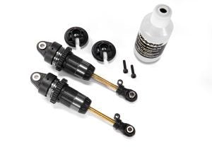 Shocks GTR long hard-anodized PTFE-coated bodies with TiN shafts (assembled) (2) (without springs)