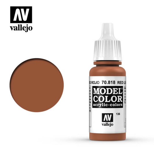70.818 Red Leather Matt 17 ml.