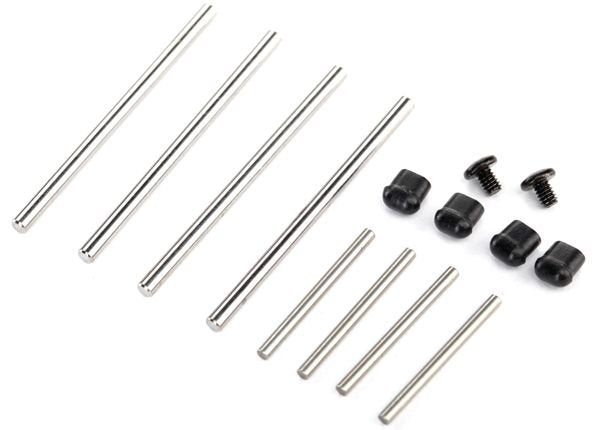 Suspension pin set complete (front & rear) / hardware
