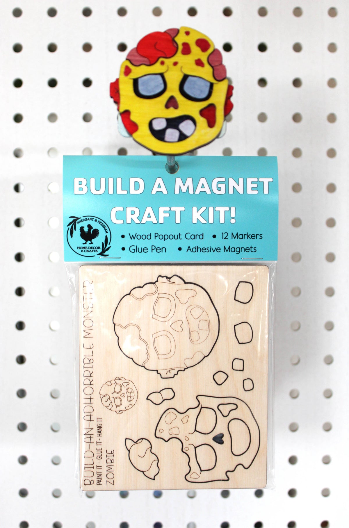 Pheasant & Needham Home Decor & Crafts - DIY Zombie Magnet Kit HALLOWEEN