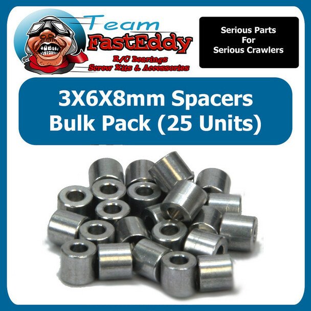 3X6X8 Spacers (25 Pack)