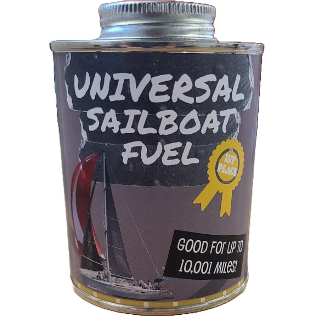 Canned Sailboat Fuel Funny Gag Gift Dirty Santa Joke Prank