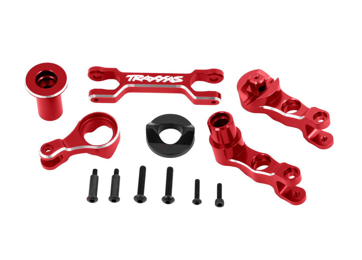 STEERING BELLCRANKS ALUM RED