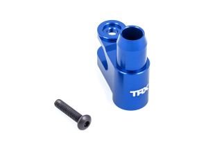 SERVO HORN STEERING ALUM BLUE