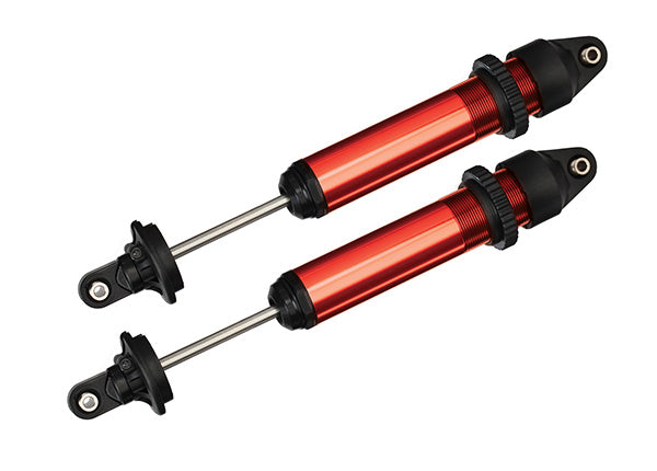 Shocks GTX aluminum (red-anodized) (fully assembled w/o springs) (2)