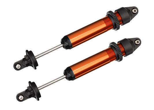 Shocks GTX aluminum orange-anodized (fully assembled w/o springs) (2)