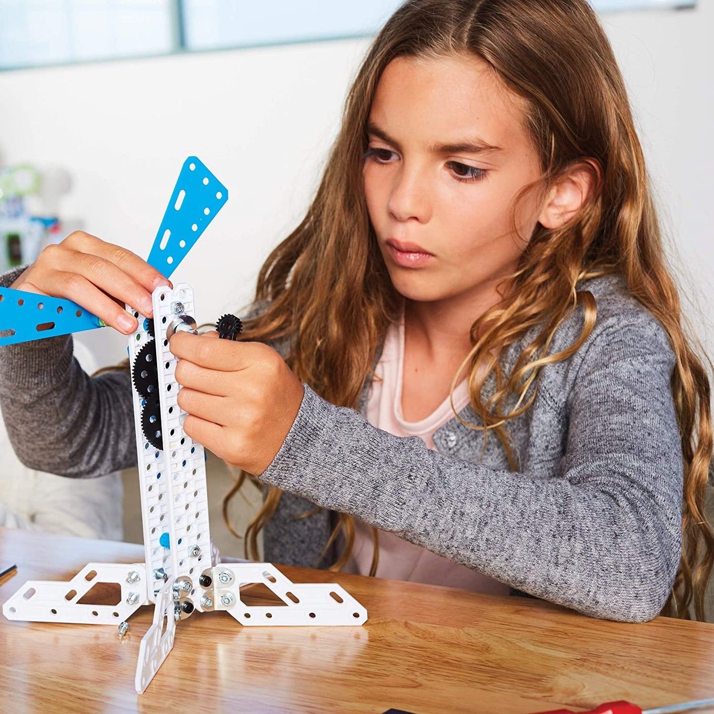 Meccano Erector Set 3 Geared Machines S.T.E.A.M. Building Kit with Moving Parts for Ages 10 & Up