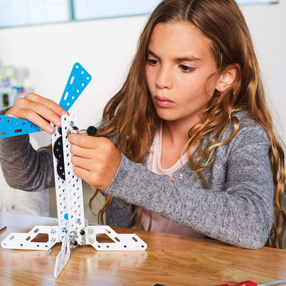 Meccano Erector Set 3 Geared Machines S.T.E.A.M. Building Kit with Moving Parts for Ages 10 & Up