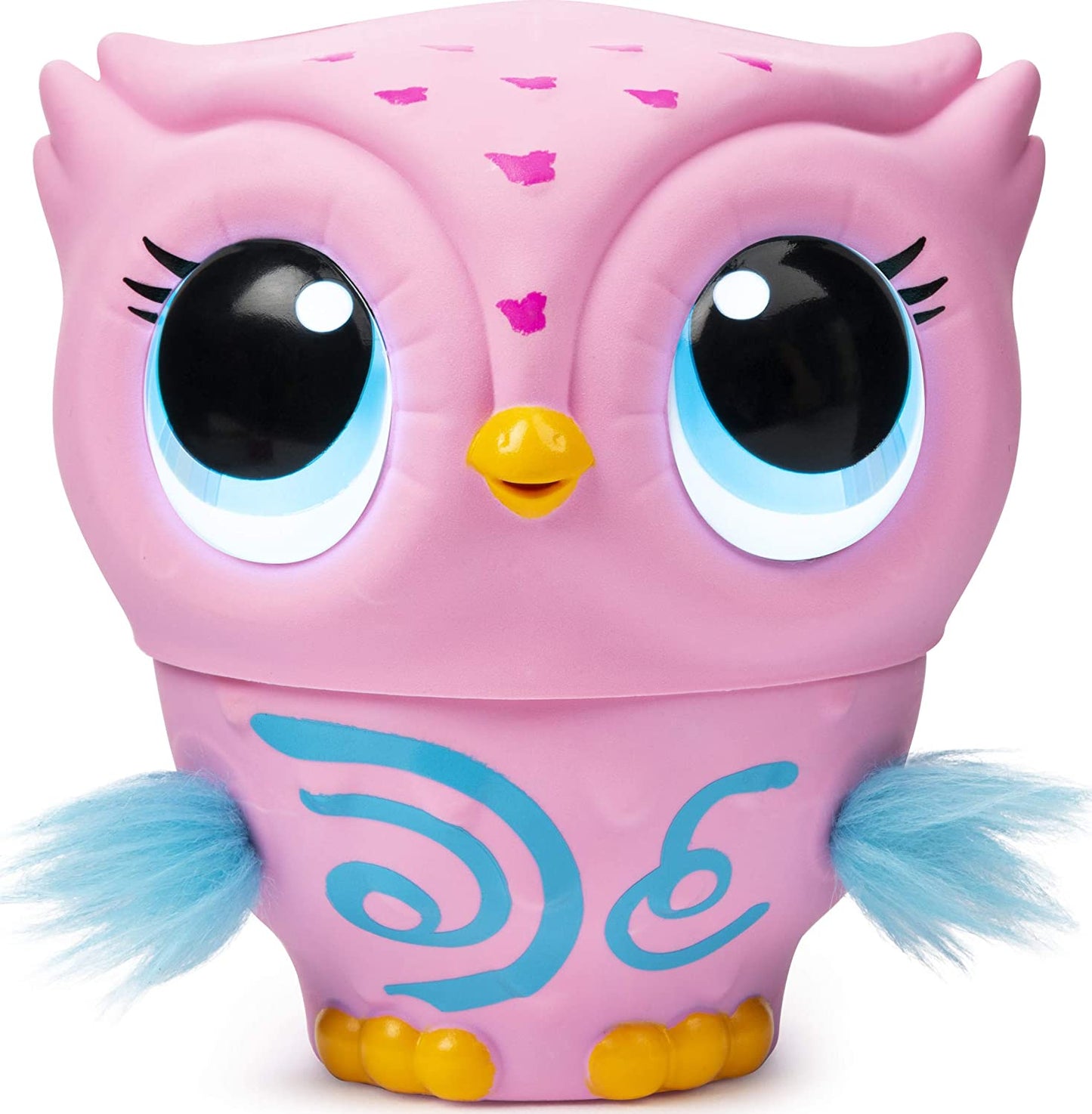 Owleez Flying Baby Owl Interactive Toy with Lights & Sounds (Pink) for Kids Aged 6 & Up