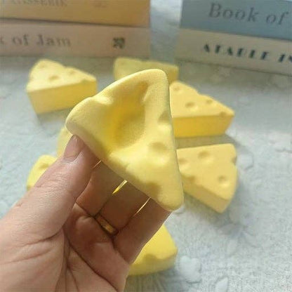 K-Wonderland - Mini Cheese Squish – Soft & Slow-Rebound Squishy : Cheese 9cm