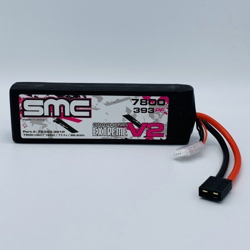 True Spec Extreme Graphene V2 11.1V 7800mAh 120C with G10 plates-Traxxas