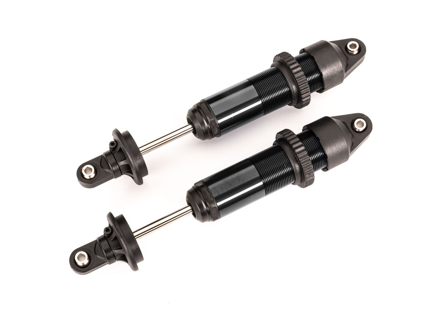 Shocks GTX medium (aluminum black-anodized) (fully assembled w/o springs) (2)