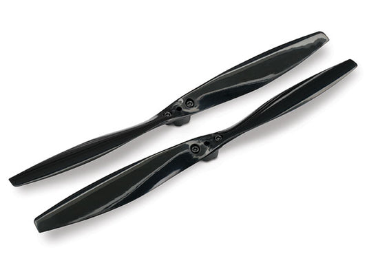 Rotor blade set black (2) (with screws)