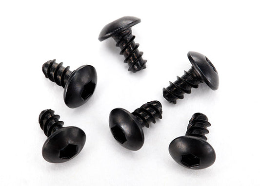 Screws 2.6x5mm button-head self-tapping (hex drive) (6)