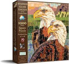 Stained Glass Eagles