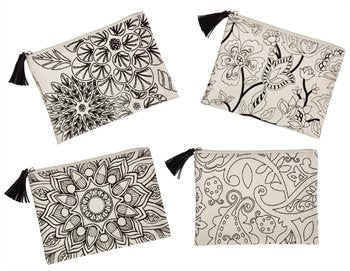 Just Add Color Zippered Pouch