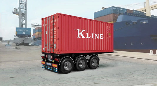 3887S 1/24 20 Foot Container Trailer